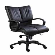 Axis Executive Mid Back Leather Chair